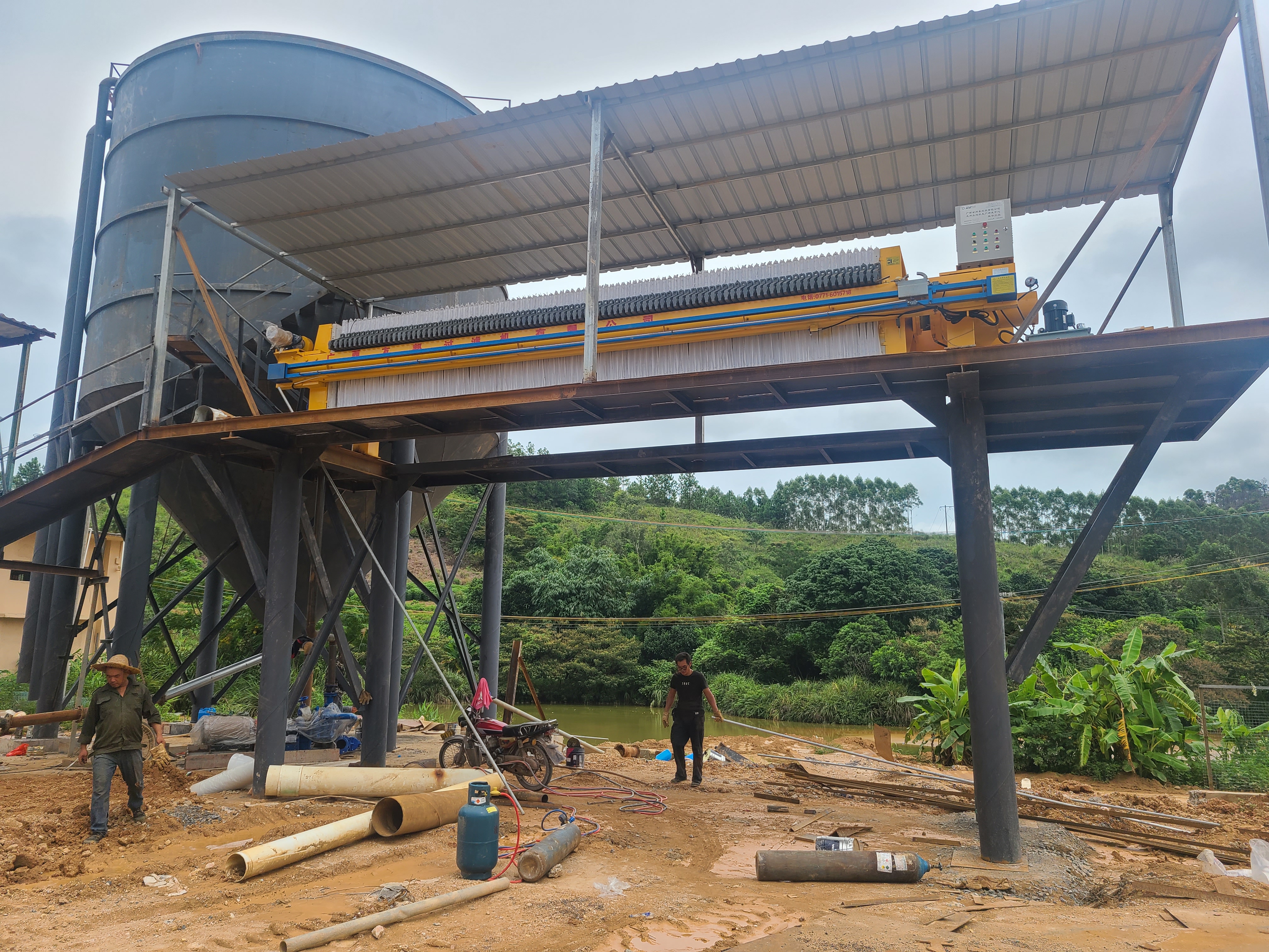 砂石場(chǎng)、洗沙場(chǎng)專用壓濾機(jī)-12